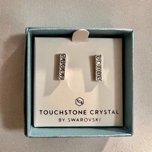 Touchstone Pavé Bar Earrings